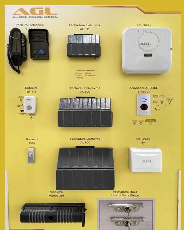 Sistema de Porteiro Eletrônico Interlagos - Porteiro Eletrônico com Câmera e Fechadura